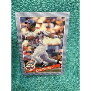 1993 Hostess Baseball Kirby Puckett Minnesota Twins #29 HOF Vintage Card